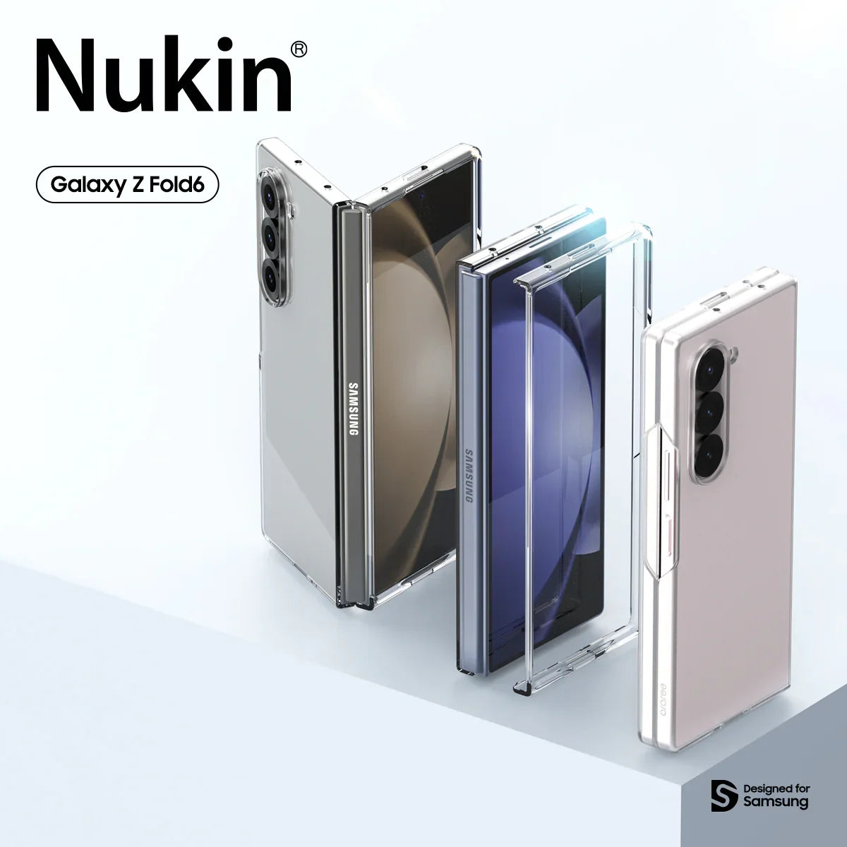 Araree Samsung Z Fold 6 Nukin Case - Clear - Tashqila Araree Samsung Z Fold 6 Nukin Case - Clear - Tashqila